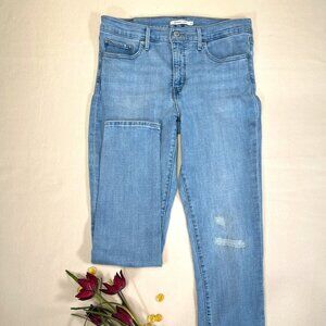 Levis Women's 311 Shaping Skinny Light Wash Mid Rise Jeans, Size: 31/30